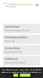 Mobile Screenshot of gefaesspraxis-wuppertal.de